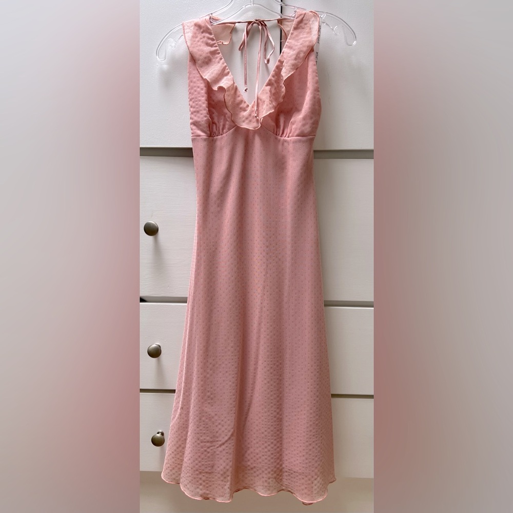 Vintage Betsey Johnson pink dress in size small